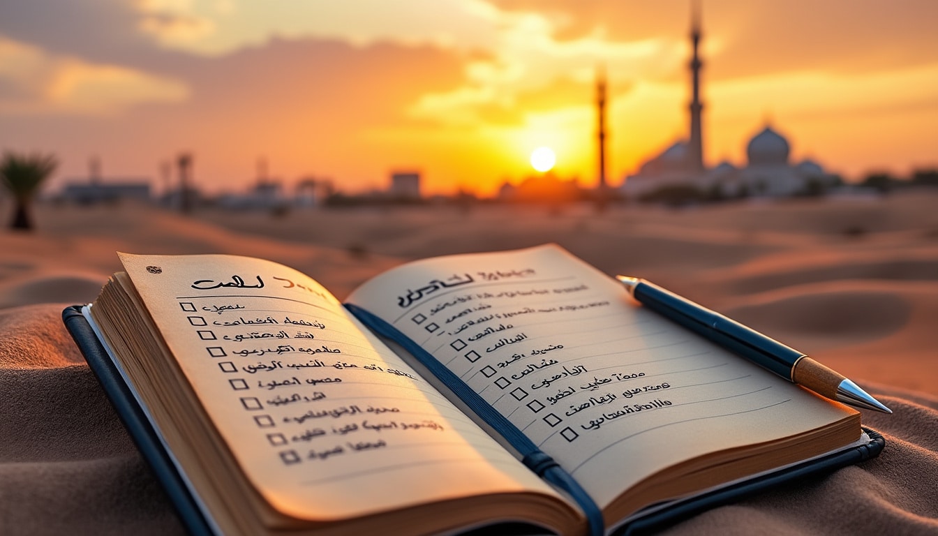 discover the ultimate travel checklist for abu dhabi! ensure you have everything you need for a memorable adventure in this stunning city. from must-see attractions to essential items, our guide will help you prepare for your trip to the uae's capital.